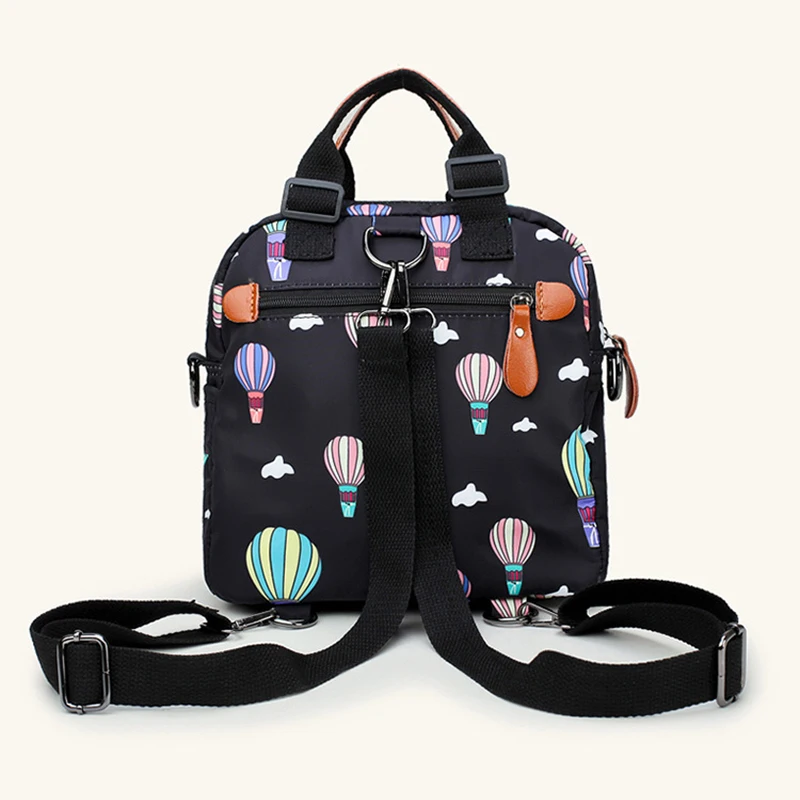 3PCS / LOT Women Nylon Backpack Waterproof Female Designer Multifunction Cartoon Print Bagpack | Багаж и сумки