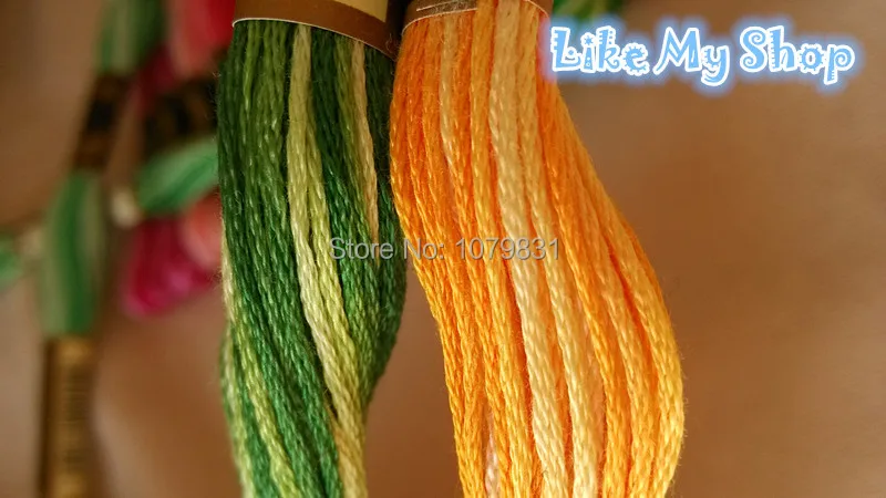 35 шт. Похожие DMC цветовые вариации вышивка хлопчатобумажная нить для вышивки