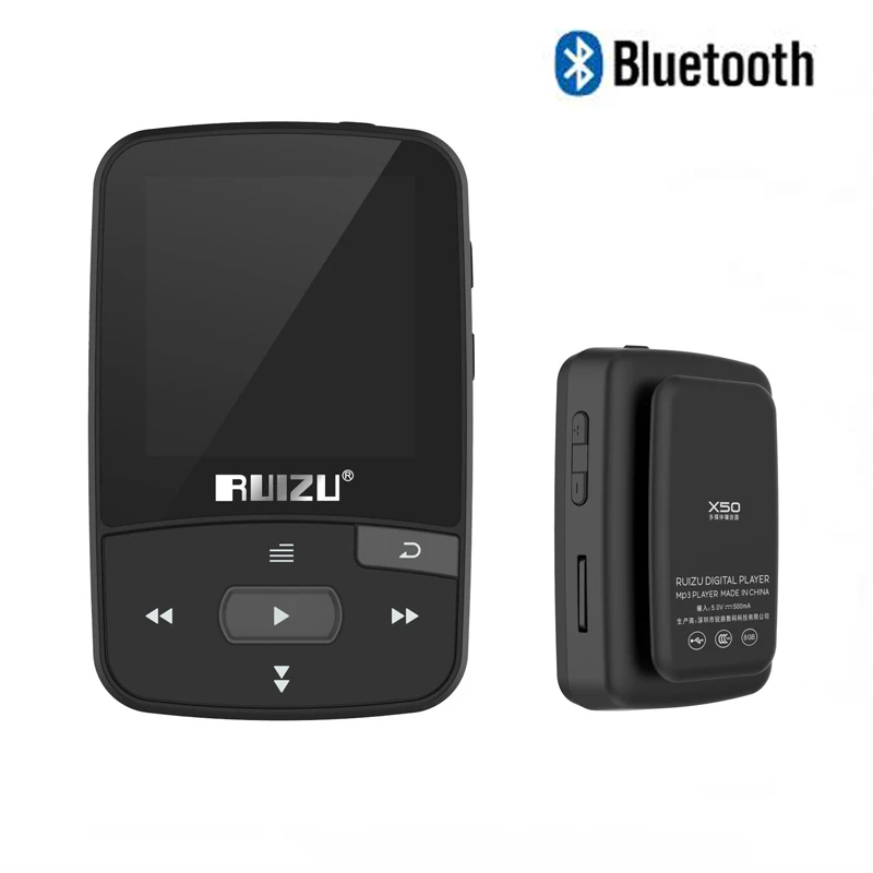 Ruizu Mini Sport Audio Bluetooth Mp3 плеер Музыкальный Аудио Hi Fi MP3 Mp 3 с fm радио цифровой Hifi экран