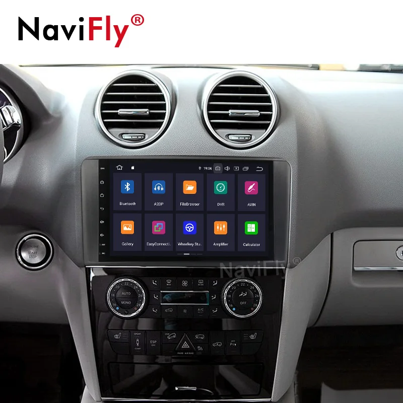 Ips DSP Android 9 0 Автомобильный gps для Mercedes Benz ML GL W164 ML350 ML500 GL320 Радио Стерео навигация