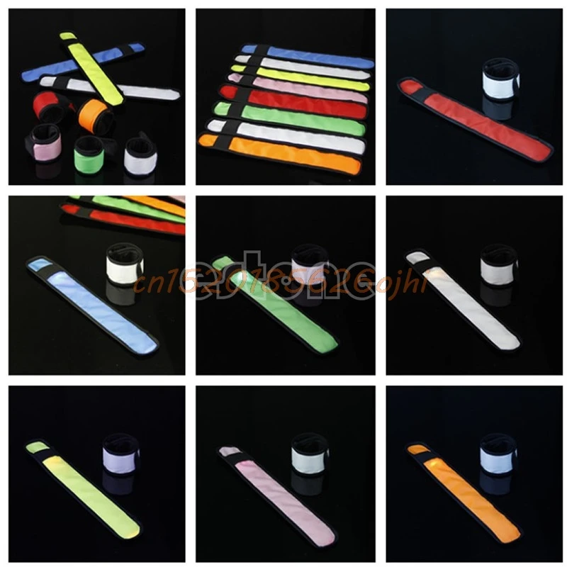 

LED Flashing Wrist belt Sports Running Safety Reflective Strap Arm Band Armband Night Run Special High Quality