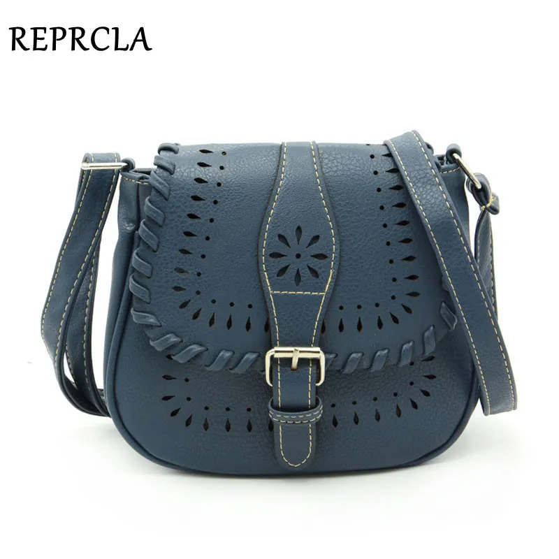 Женская винтажная сумка мессенджер из искусственной кожи с вырезами 9L02|handbag