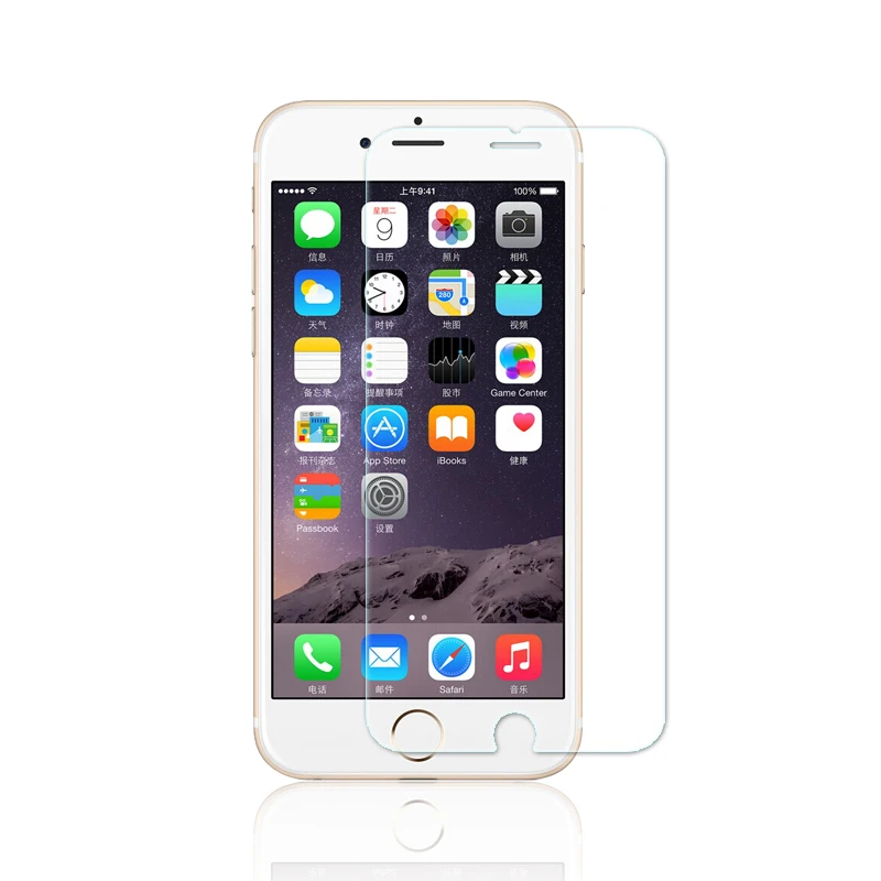 Стекло 9H 2.5D 10 шт. жесткая защита для iPhone 7 8Plus XS XR Max 8 6Plus Защитная пленка
