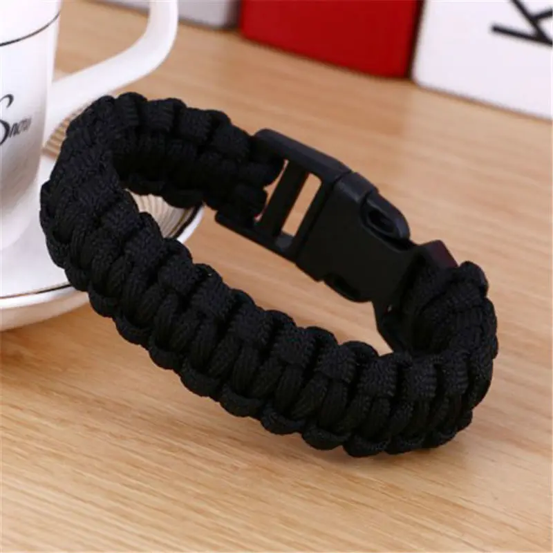 Открытый браслет для выживания Набор браслетов Паракорд военный в экстренных