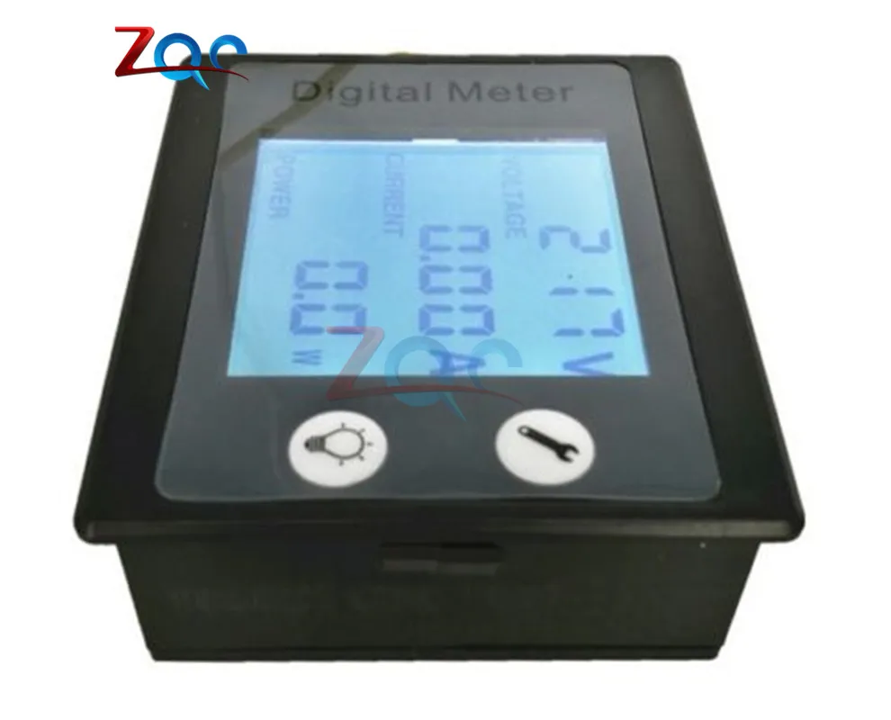 AC 80-260V 100A AC ЖК-цифровой амперметр вольтметр ваттметр мощность энергии напряжение тока измеритель STN ЖК-подсветка 110V 220V
