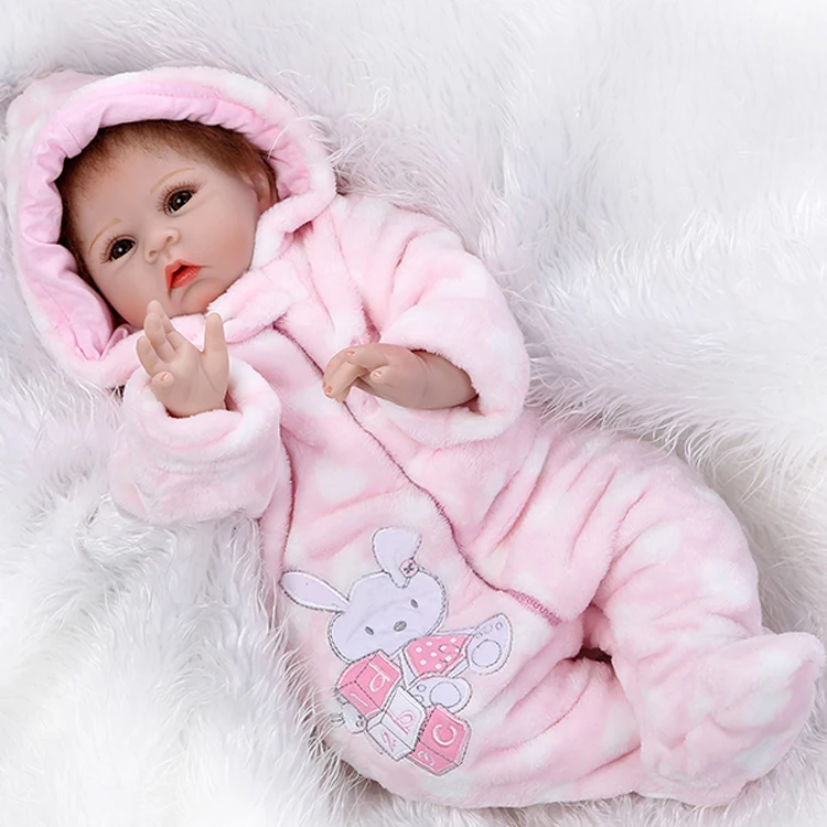 

Reborn babies dolls for sale 22 inch 55cm silicone reborn dolls with winter outfit bebe real reborn bonecas children gift dolls