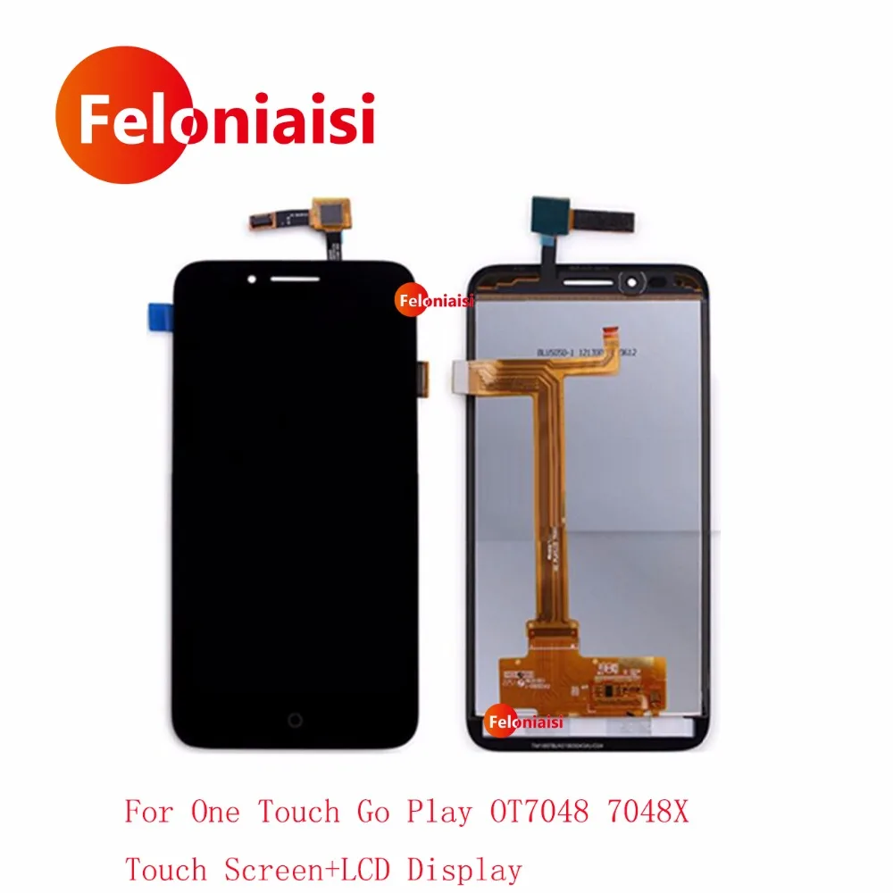 10 шт./лот 5 0 "для Alcatel One Touch Go Play OT7048 7048X ЖК Дисплей с Сенсорный экран планшета