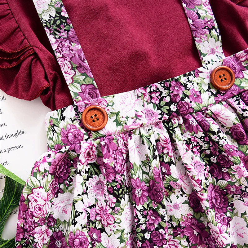 2018 новые платья для девочек летняя модная одежда маленьких с цветочным принтом