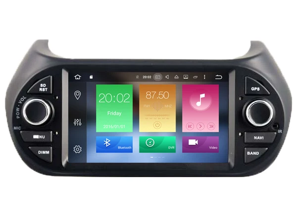 Android 8 0 ips экран авто стерео Мультимедиа для DECKLESS FIAT Fiorino/Qubo автомобильный dvd-плеер