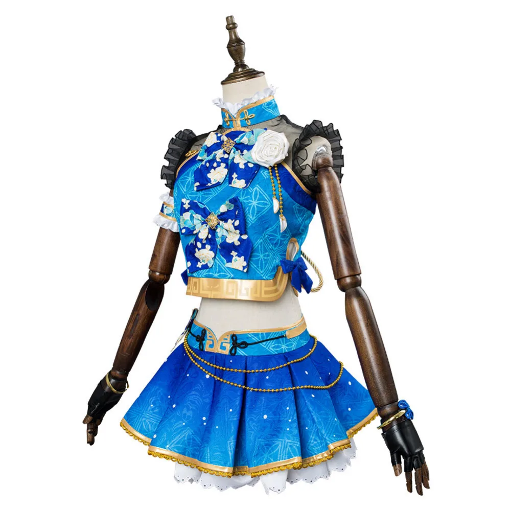 Watanabe You костюм-Чонсам для косплея LoveLive Aqours Cosplay женское платье девочек из Китая |