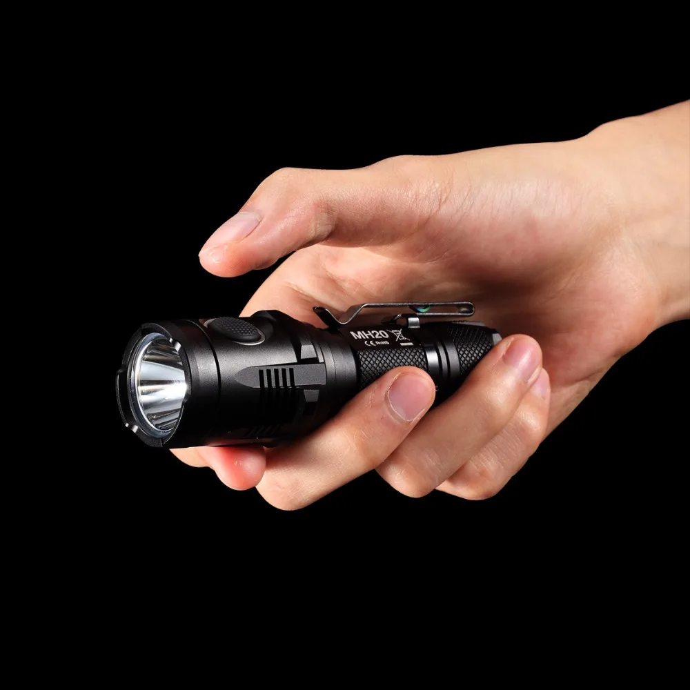 Оптовая продажа NITECORE MH20 1000 люменов CREE XML2 U2 LED micro USB заряжаемый мини фонарик