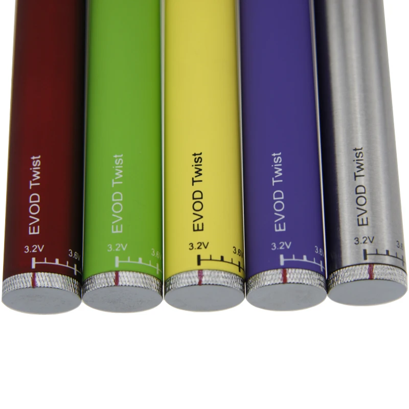 2 шт./лот батарея для вейпинга с поворотным регулятором напряжения Регулируемый