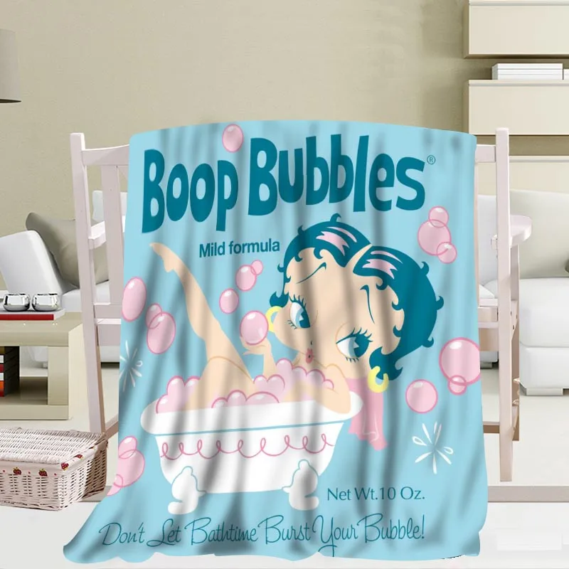 Новое поступление на заказ Betty Boop одеяло диван Новое одеяло портативное мягкое одеяло кровать самолет путешествия взрослый домашнее полотенце - Цвет: Blanket