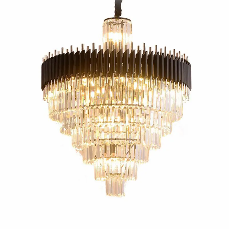 Современная роскошная хрустальная люстра для гостиной Высококачественная
