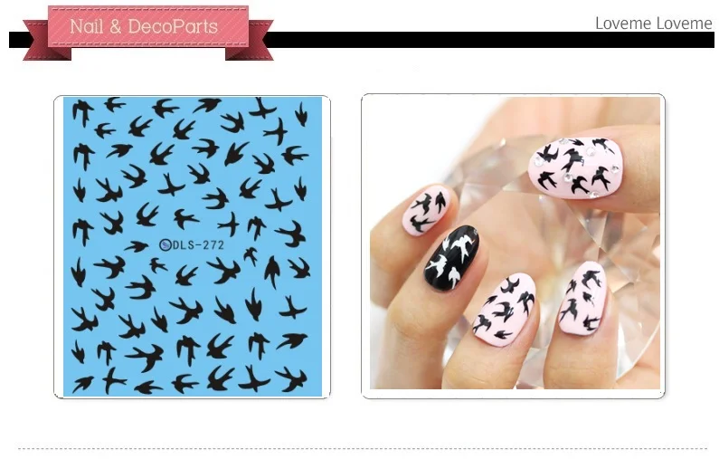 1 лист модная наклейка для ногтей|stickers for nails|water transfer stickerstransfer sticker |