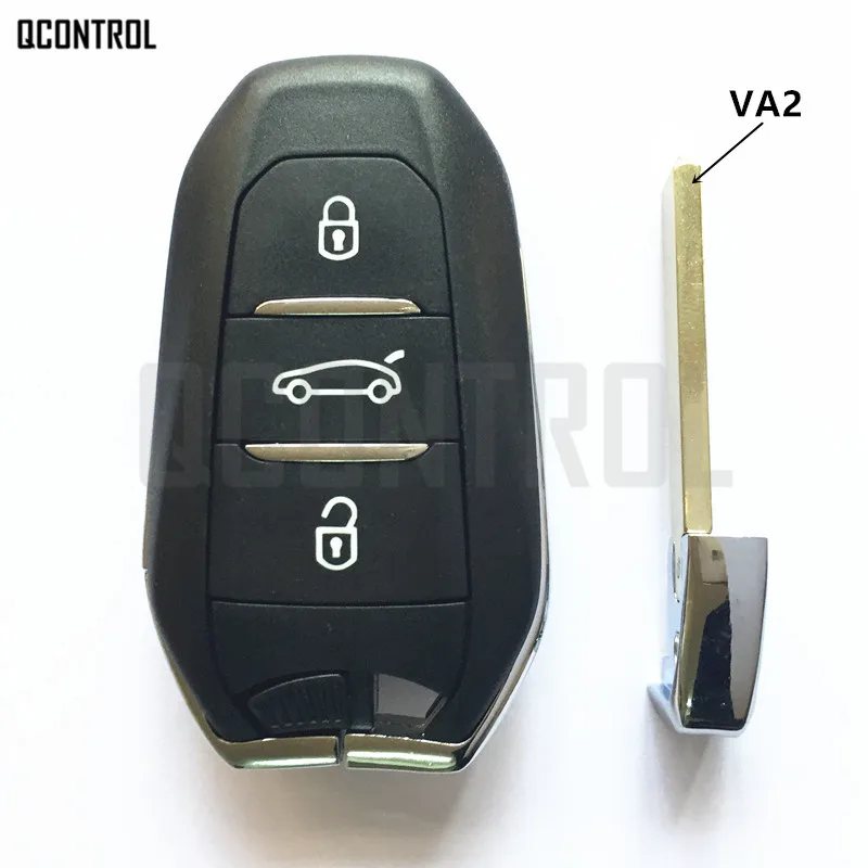 Qcontrol Автомобиль Smart Remote ключ для Citroen C3 C4 C5 Aircross Grand Picasso кактус C-Crosser 434 мГц