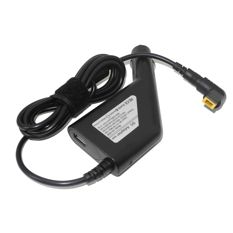 20V 3.25A 4.5A 90W Универсальное автомобильное зарядное устройство для ноутбука Dc