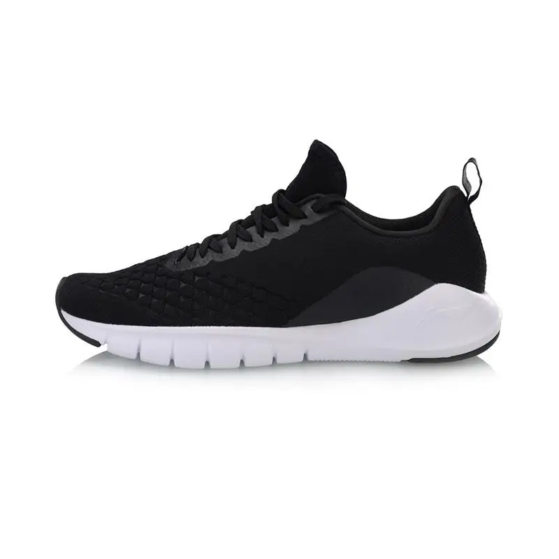 Мужские кроссовки Li-Ning, дышащие, с монотонной подкладкой, спортивные, трикотажные, удобные, текстильные, спортивные кроссовки ARKN015 SOND18 - Цвет: ARKN015-2H