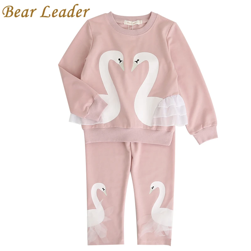 Bear Leader/Детские комплекты для девочек коллекция 2018 года новые осенние одежды