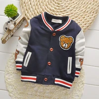 childrens clothing spring and autumn button cardigan jacket sportswear cartoon cotton long sleeves