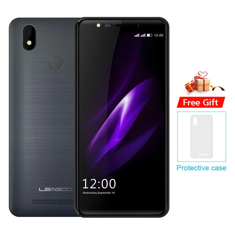 LEAGOO M10, мобильный телефон, 5,45 дюймов, HD, 3g, четыре ядра, 1 ГБ ОЗУ, 8 Гб ПЗУ, 18:9, ips экран, Android SC7731E, две sim-карты, сканер отпечатков пальцев, смартфон