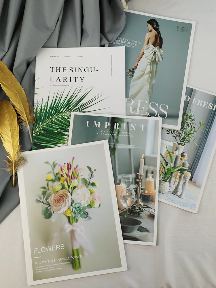 Альбом с цветами для домашнего интерьера Mito модель растительности в стиле INS