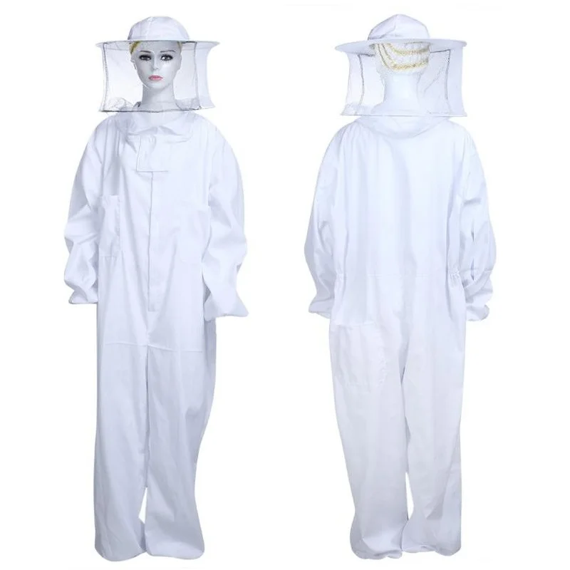 Полноразмерный защитный костюм для пчеловодства шляпа с вуалью - Цена: 1 314,56 руб.