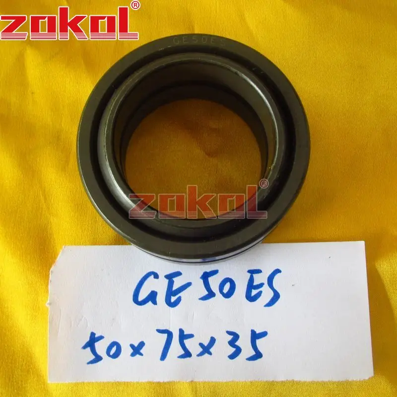 Подшипник ZOKOL GE50ES радиальный Сферический Гладкий подшипник 50*75*35(28) мм |