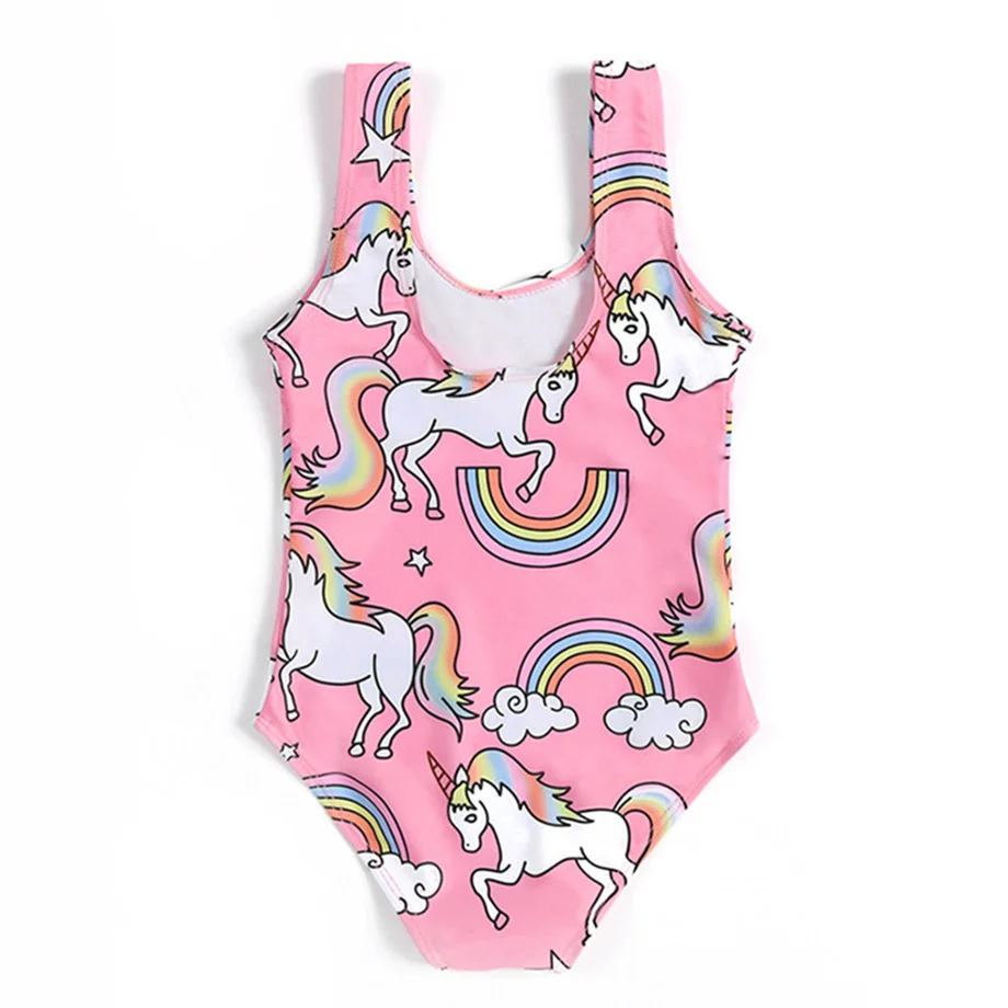 Купальный костюм для маленьких девочек с принтом арбуза цельный купальный