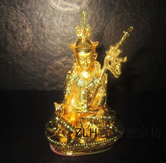 Буддийские ремесла оптовая продажа нежная позолоченная статуя Будды Padmasambhava