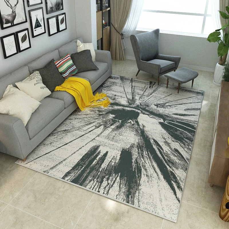 Новинка китайская искусственная кожа для гостиной Классический мягкий ковер