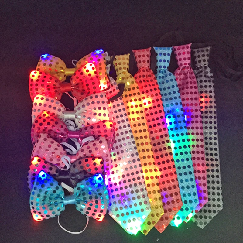 Rave светодиодный вечерние мигающий Косплей светящийся галстук/галстук светящийся DJ Бар танцевальные маски для карнавала вечеринки крутой реквизит Рождество/вечерние украшения