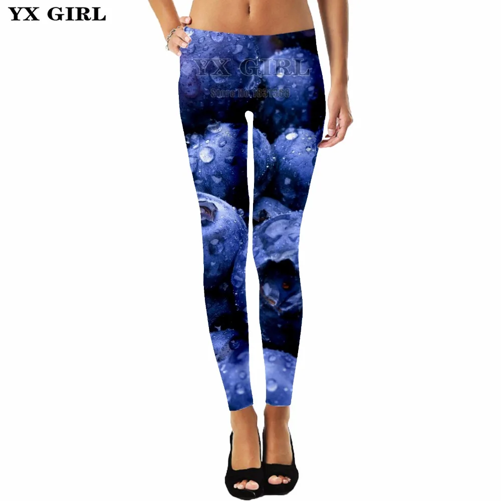 

YX GIRL Food Pants Women Orange leggings Funny Style Popular Brand 3D Full Print Women's leggings Drop shipping