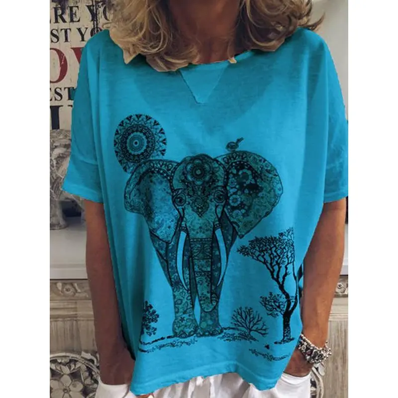 Boho простые пляжные оранжевые футболки для женщин большие размеры Желтый