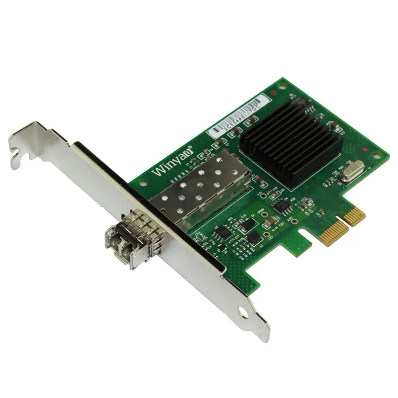 Гигабитная волоконная Ethernet карта BCM5715S PCIe X1 многорежимный 1G 850nm LC оптический