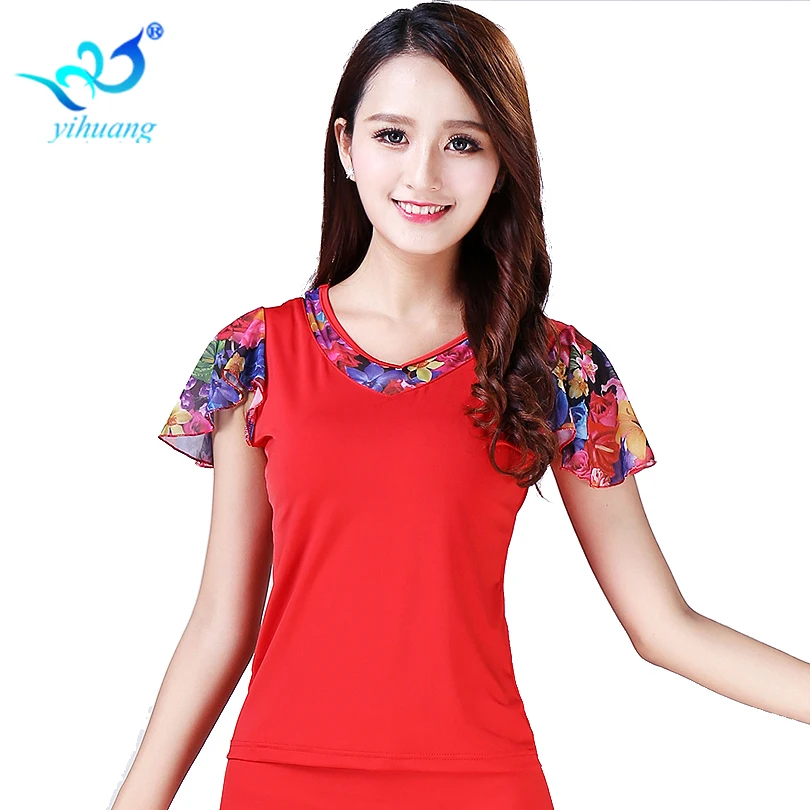 

Женские топы для соревнований по бальному танцу, блузки, Современная стандартная одежда, Латинская ча-ча рубашки танго