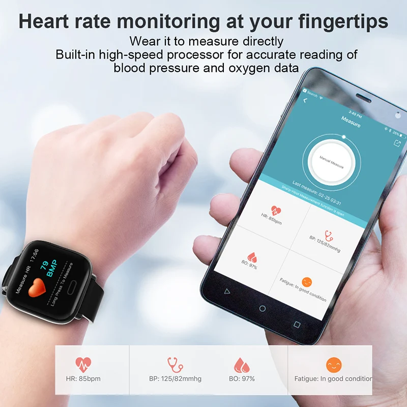 I SWIM YH1 Фитнес трекер Smart группа крови Давление кислородом монитор сердечного