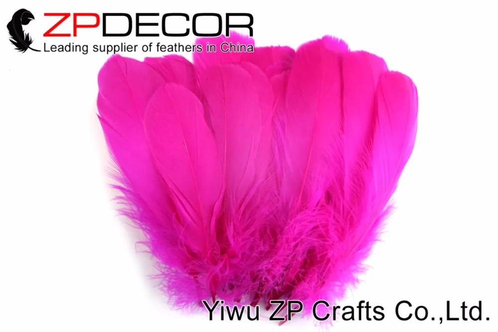 ZPDECOR перо от производителя 200 шт./лот красивые фуксия Гусь Nagoire свободные перья
