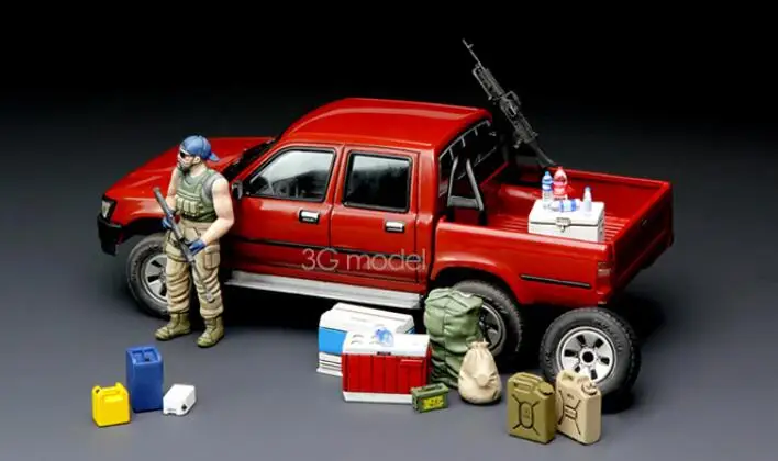 Масштаб 1/35 хобби KingTair военные сборные грузовики 4x4 пикапы с грузовыми