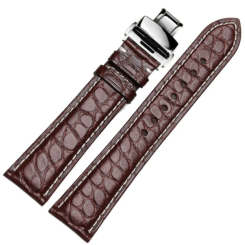 Ремешок из натуральной кожи аллигатора для часов Tissot для мужчин и женщин 16 мм 18 мм 20 мм 22 мм - Цвет ремешка: 12