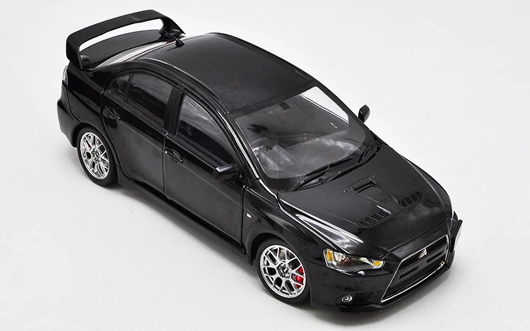 1:18 MITSUBISHI LANCER EVO 10 X литая металлическая модель автомобиля, модель из высококачественного сплава, Изысканные Подарки