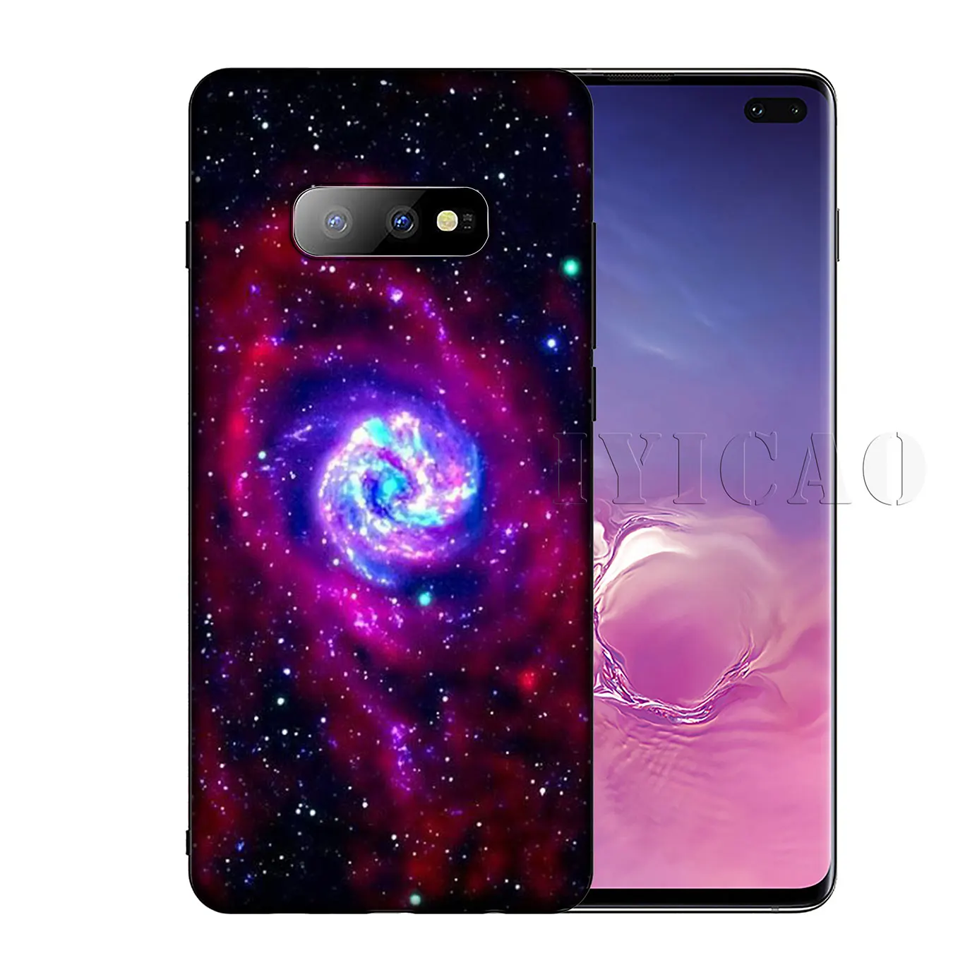 IYICAO Purple Space Star Soft Silicone Phone Case for Samsung Galaxy S20 Ultra S10 Lite S9 S8 Plus S6 S7 Edge S10e Cover |