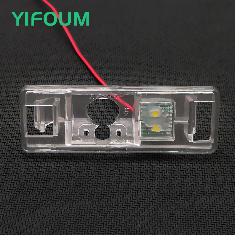 YIFOUM Car Rear View Camera Bracket License Plate Lights for Citroen C2 C3 C4 C5 C6 C8 DS3 DS5 Sega Elysee C-Elysee C-Quatre