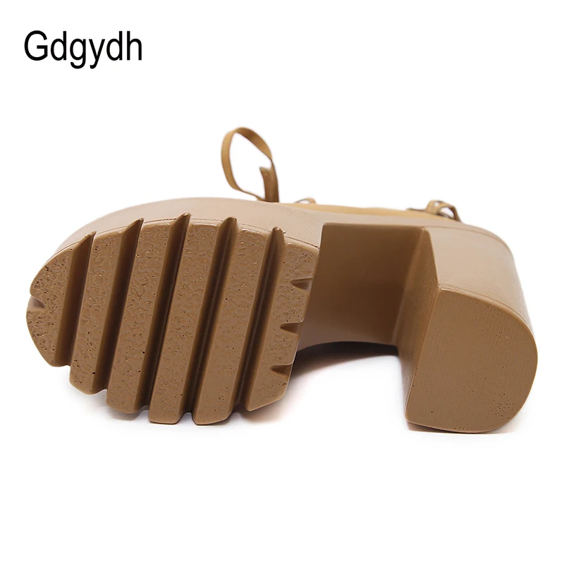 Gdgydh/осенние женские туфли лодочки с открытым носком на высоком каблуке