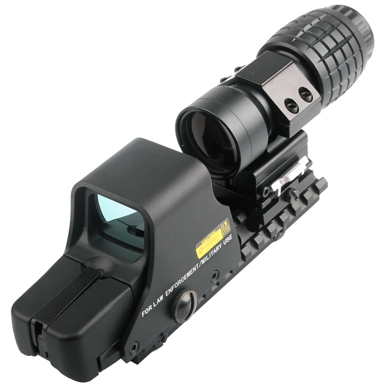 Тактический 3x лупа Riflescope страйкбол 3X30 мм увеличительный прицел фокусировка регулируется с откидным креплением для охоты RL6-0059