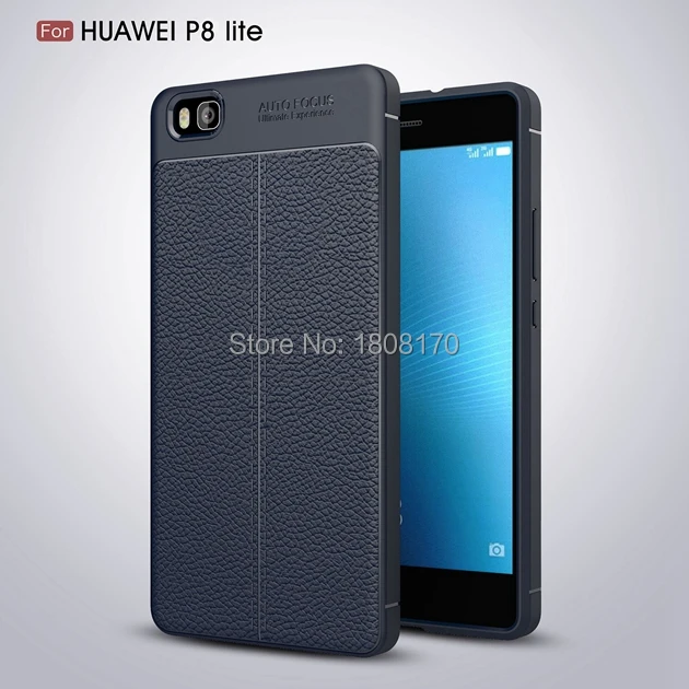 Гибридный защитный чехол личи из ТПУ мягкий для Huawei P8 Lite 2017 P9 P10 Plus Honor 9 Sony XA1 Ultra XZS XZ