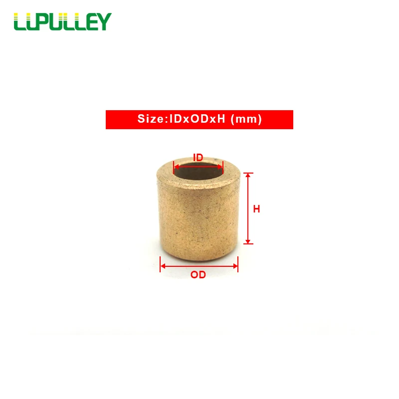 LUPULLEY 5 шт./лот Порошковая Металлургия масляная втулка Чистая медь масло пропитанная Спеченная бронзовая втулка подшипника 4*8*4 мм/6*10*6 мм