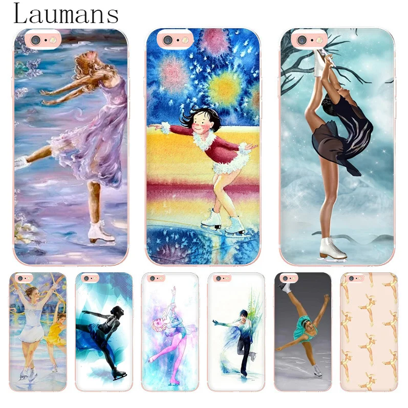 Laumans Фигурное катание и коньках на продажу Роскошный чехол для телефона с