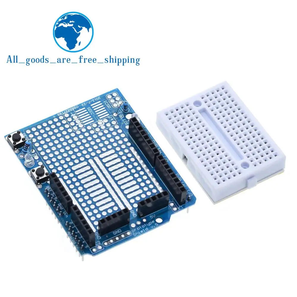 Завеса UNO ProtoShield Прототип плата расширения с SYB 170 мини Макет основе для ARDUINO