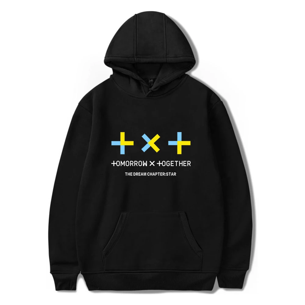 Удобные толстовки с капюшоном TXT Kpop новинка 2019 стильные верхняя одежда пуловеры